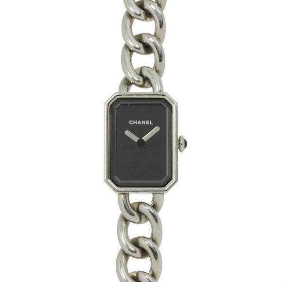 CHANEL Premiere 22mm H3248 Quartz Black Dial Ladies Watch 90285300 - Picture 1 of 7